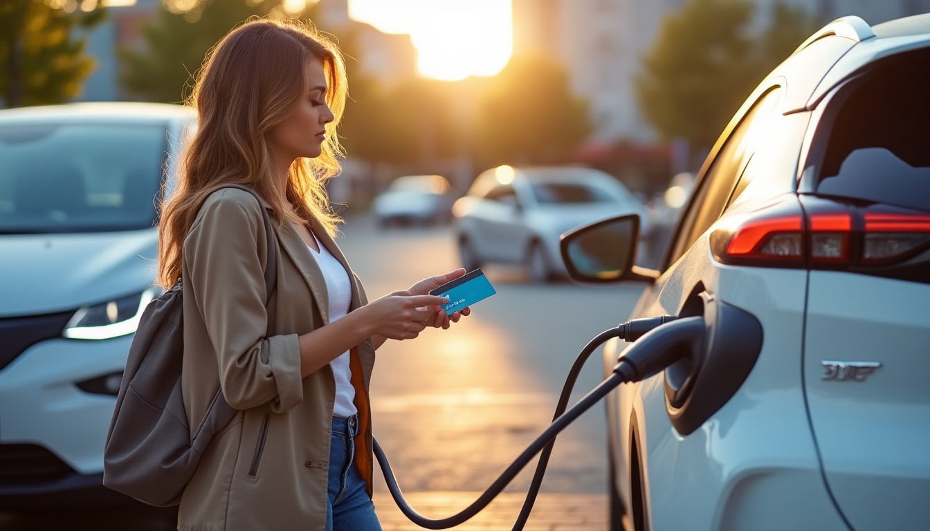 Illustration: Pourquoi opter pour une borne de recharge électrique avec paiement par carte bancaire ?