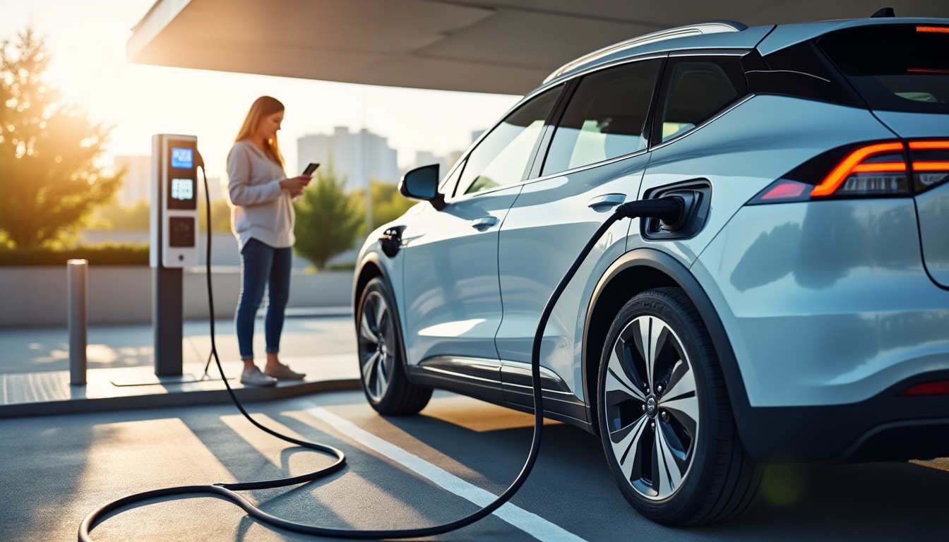 Illustration: Comprendre les spécificités d’une borne rapide pour voiture électrique