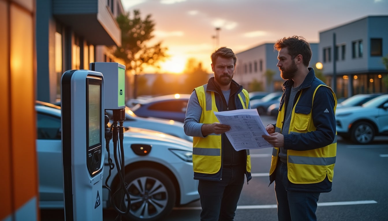 Illustration: Comprendre les obligations légales autour de l’installation des bornes en entreprise