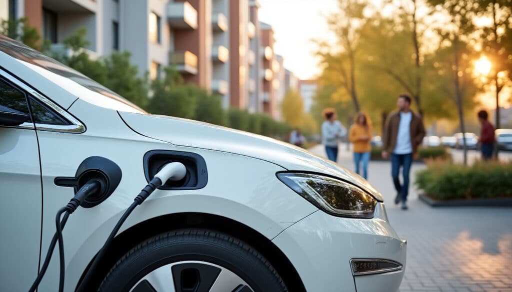 Borne de recharge voiture électrique en copropriété : guide complet