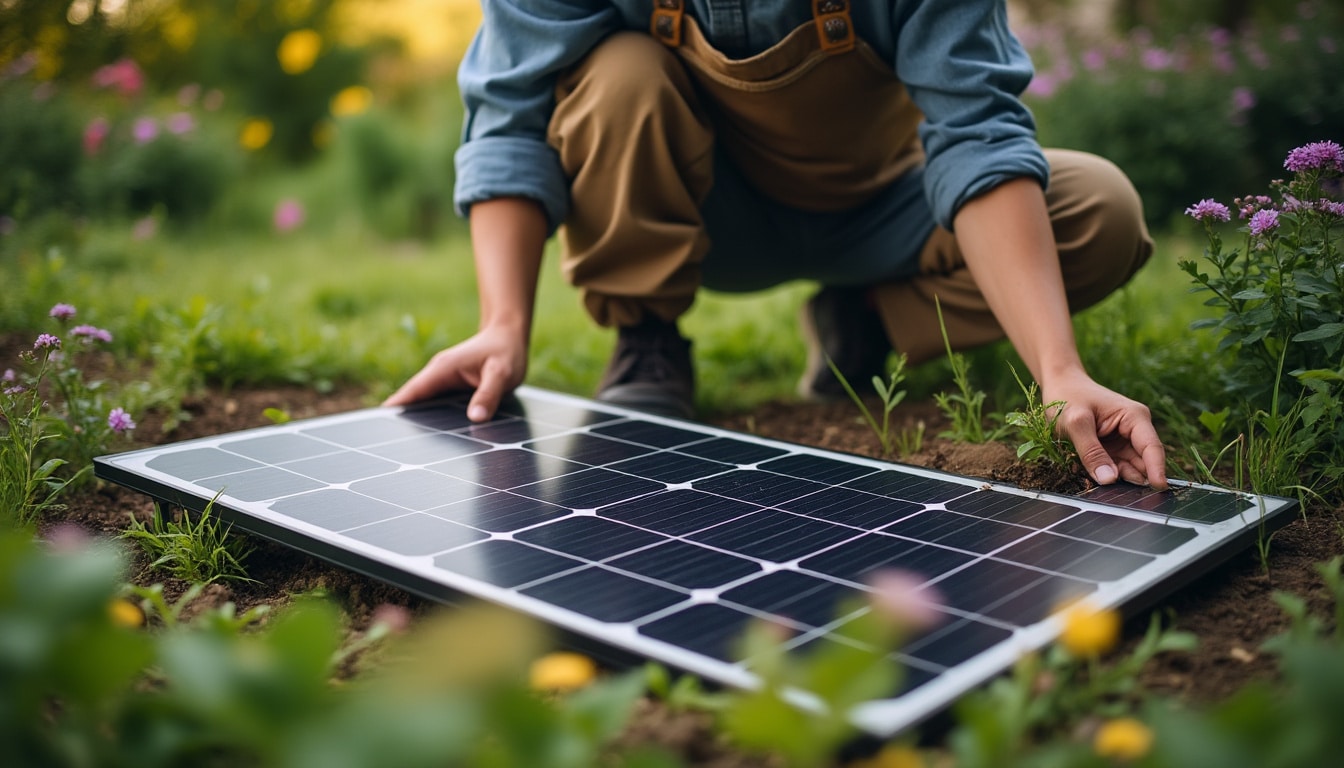Fabriquer un support de panneau solaire au sol : guide complet