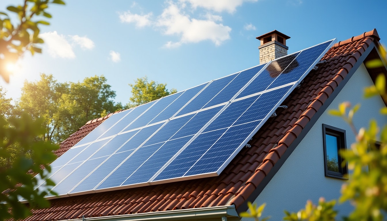 Panneau solaire blanc : esthétique et performance pour votre toiture