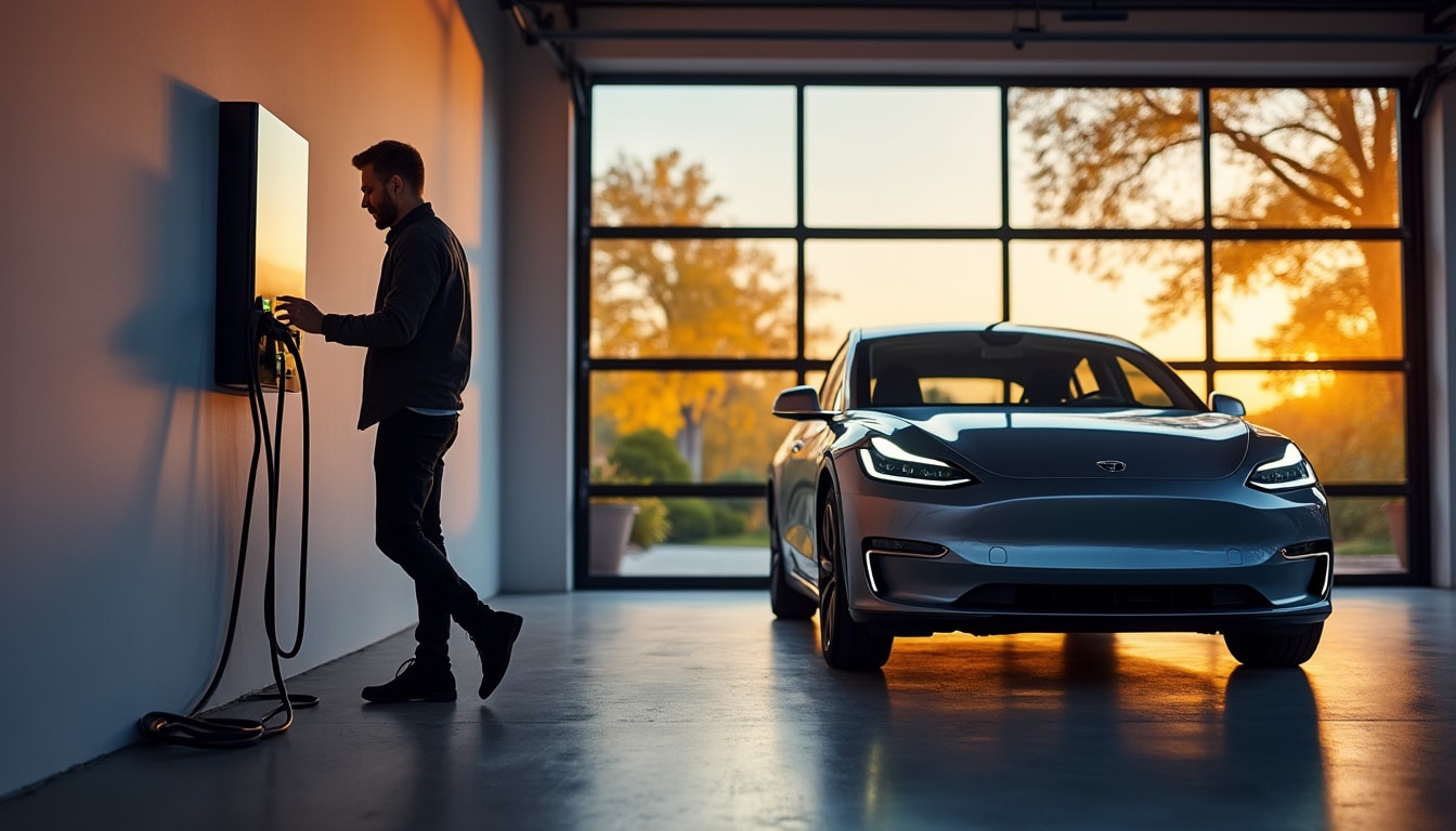 Illustration: Comprendre la puissance de recharge pour une voiture électrique en domicile