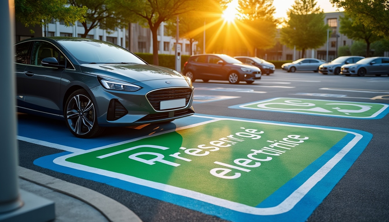Illustration: Comprendre le rôle et les spécificités des places réservées à la recharge électrique