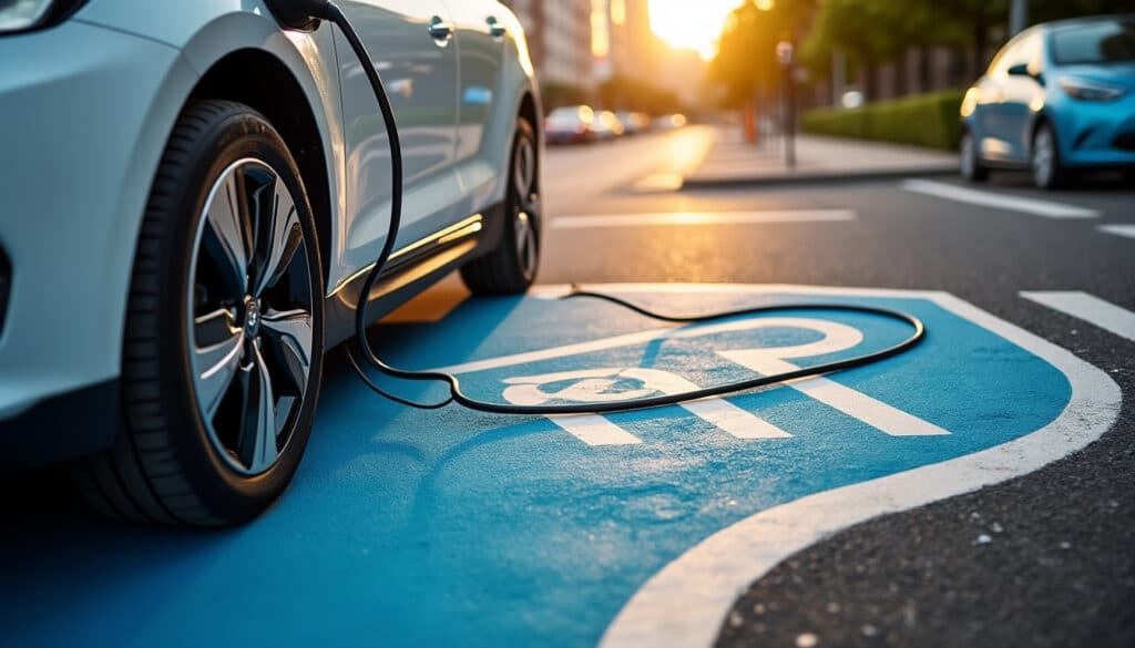 Se garer sur une place électrique sans recharge : règles et sanctions